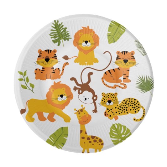 safari paper plates