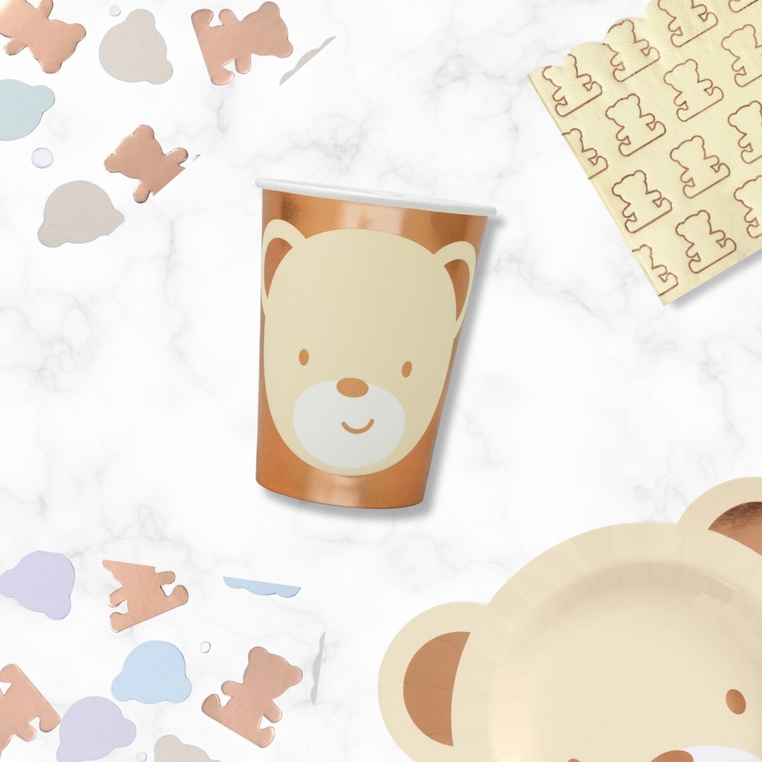 Teddy Bear Paper Cups