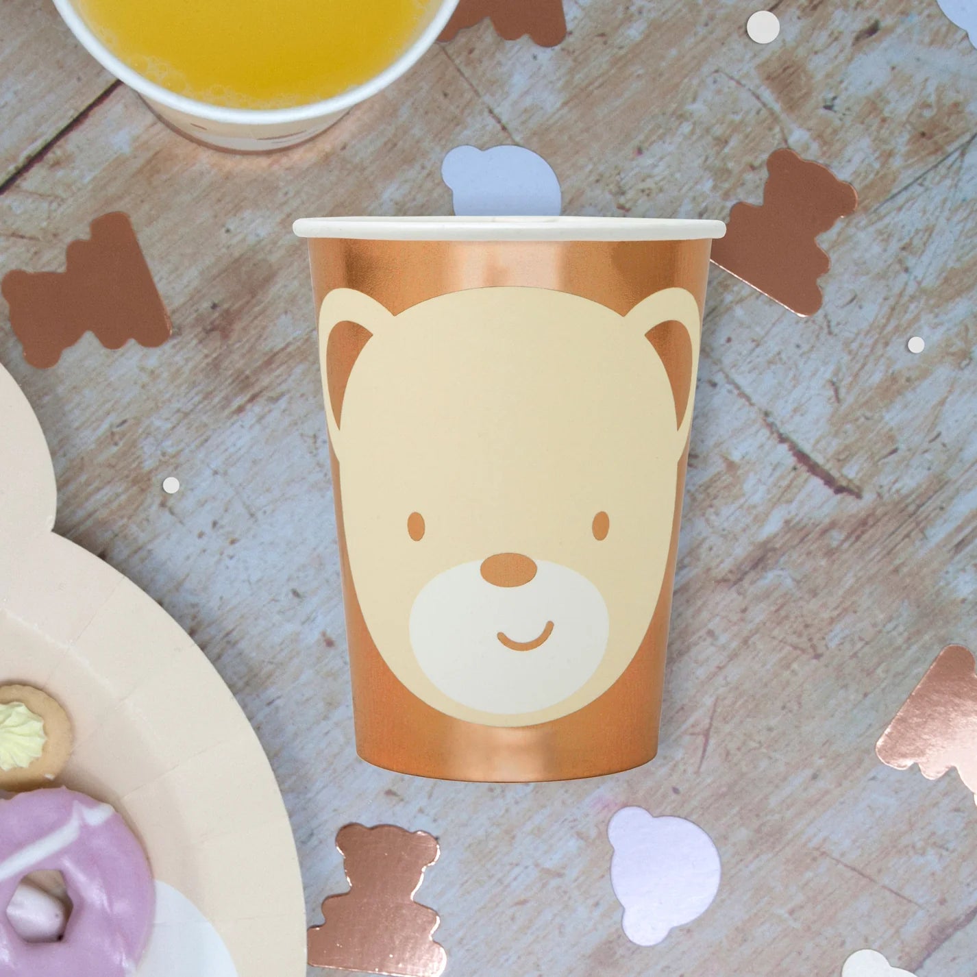 Teddy Bear Paper Cups